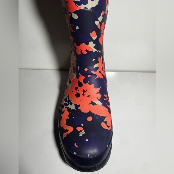 Hunter Women’s Colorful Flecktarn Camo Matte Rainboots Size 9 - Picture 10 of 14